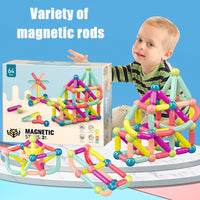 25-64Pcs Big Size Magnetic Stick Building Blocks game magnets children Set Kids Magnets for children Magnetic Toy Bricks - Humans Are Funny