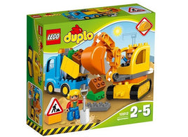 Lego Duplo Town Toy Truck and Tracked Excavator - Humans Are Funny