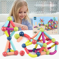 25-64Pcs Big Size Magnetic Stick Building Blocks game magnets children Set Kids Magnets for children Magnetic Toy Bricks - Humans Are Funny