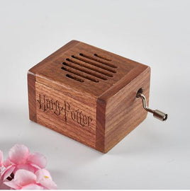 Hand Cranked Creative Music Box Harry Potter New Wooden Carved Music Box - Humans Are Funny