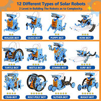 Sillbird STEM Projects 12 in 1 Solar Robot - 190 Pieces