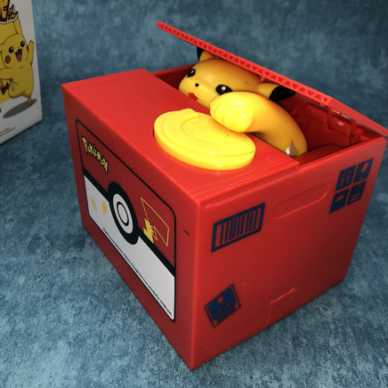 Pikachu Piggy Bank Steal Coin - Humans Are Funny