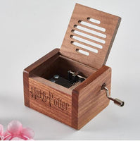 Hand Cranked Creative Music Box Harry Potter New Wooden Carved Music Box - Humans Are Funny