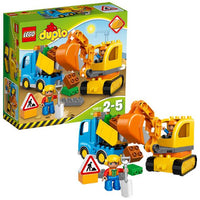 Lego Duplo Town Toy Truck and Tracked Excavator - Humans Are Funny