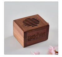 Hand Cranked Creative Music Box Harry Potter New Wooden Carved Music Box - Humans Are Funny