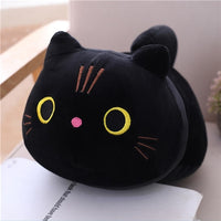 25/35/50cm Cute Soft Cat Plush Pillow Sofa Cushion Kawaii Plush Toy Stuffed Cartoon Animal Doll for Kids Baby Girls Lovely Gift