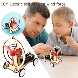 Self-enhancement Electric Wind Car - Fun Kids Toys  | Humans Are Funny