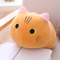 25/35/50cm Cute Soft Cat Plush Pillow Sofa Cushion Kawaii Plush Toy Stuffed Cartoon Animal Doll for Kids Baby Girls Lovely Gift