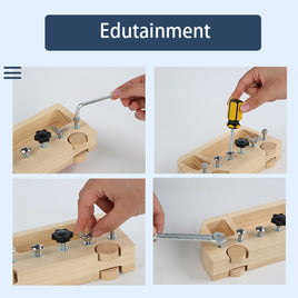 Wooden Screw Driver Board Toy - Fun Kids Toys  | Humans Are Funny