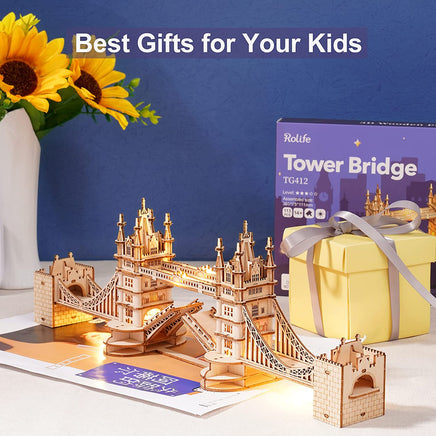 Tower Bridge,Big Ben Wooden Puzzle Toy - Humans Are Funny