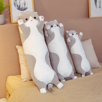 Cartoon Long Animals Plush Toy Squishy Sleeping Friend Stuff Cat Bunny Pig Fox Dinosaur Unicorn Doll Christmas Gift 70/90/120cm