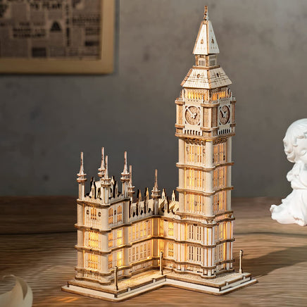 Tower Bridge,Big Ben Wooden Puzzle Toy - Humans Are Funny