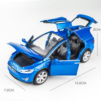 New 1:32 Tesla MODEL X Alloy Car Model Diecasts & Vehicles Toy - Humans Are Funny