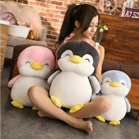 30-55cm Soft Fat Penguin Plush Toys Stuffed Cartoon Animal Doll Fashion Toy for Kids Baby Lovely Girls Christmas Birthday Gift